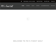 Tablet Screenshot of peisfinestgolf.com